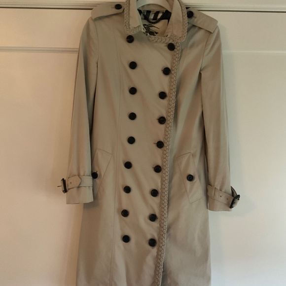 🔥🔥BURBERRY GABARDINE ROPE TRIM TRENCH COAT-SPECIAL EDITION🔥🔥 - Picture 7 of 9